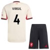 Maillot de Supporter Liverpool Virgil 4 Extérieur 2025-26 Pour Enfant